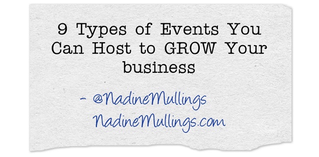 9 Types of Events You Can Host to GROW Your business