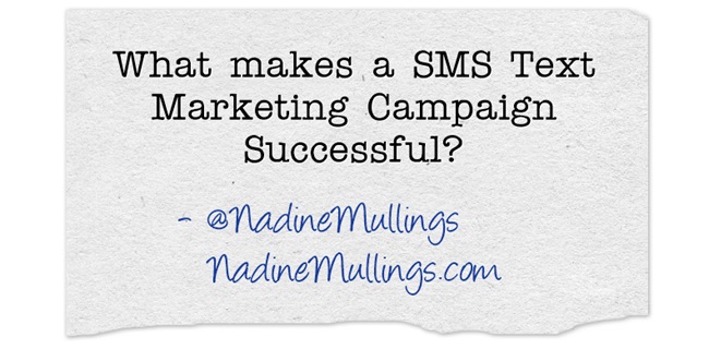 What makes a SMS Text Marketing Campaign Successful?