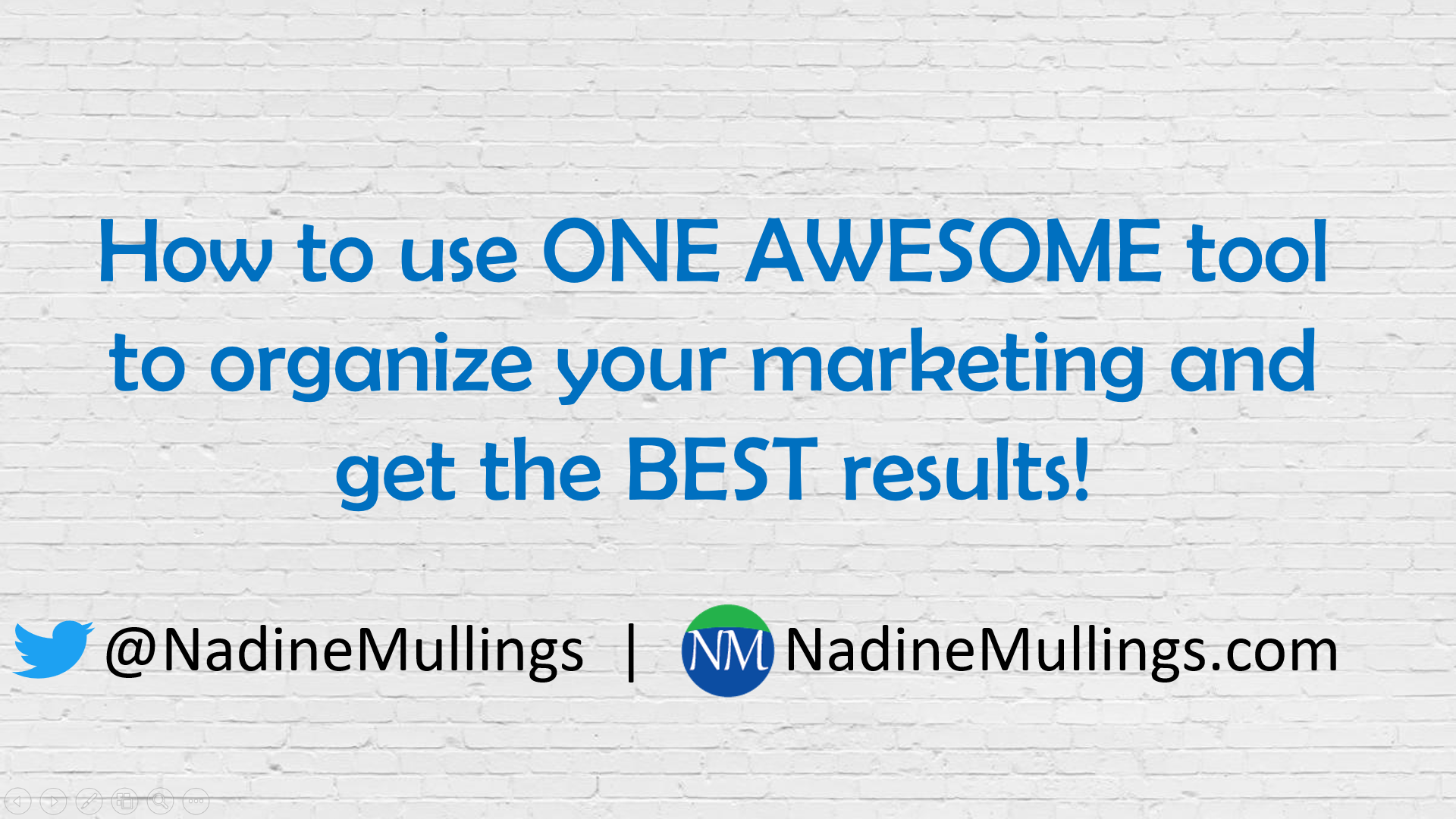 How to use ONE AWESOME tool to organize your marketing and get the BEST results!